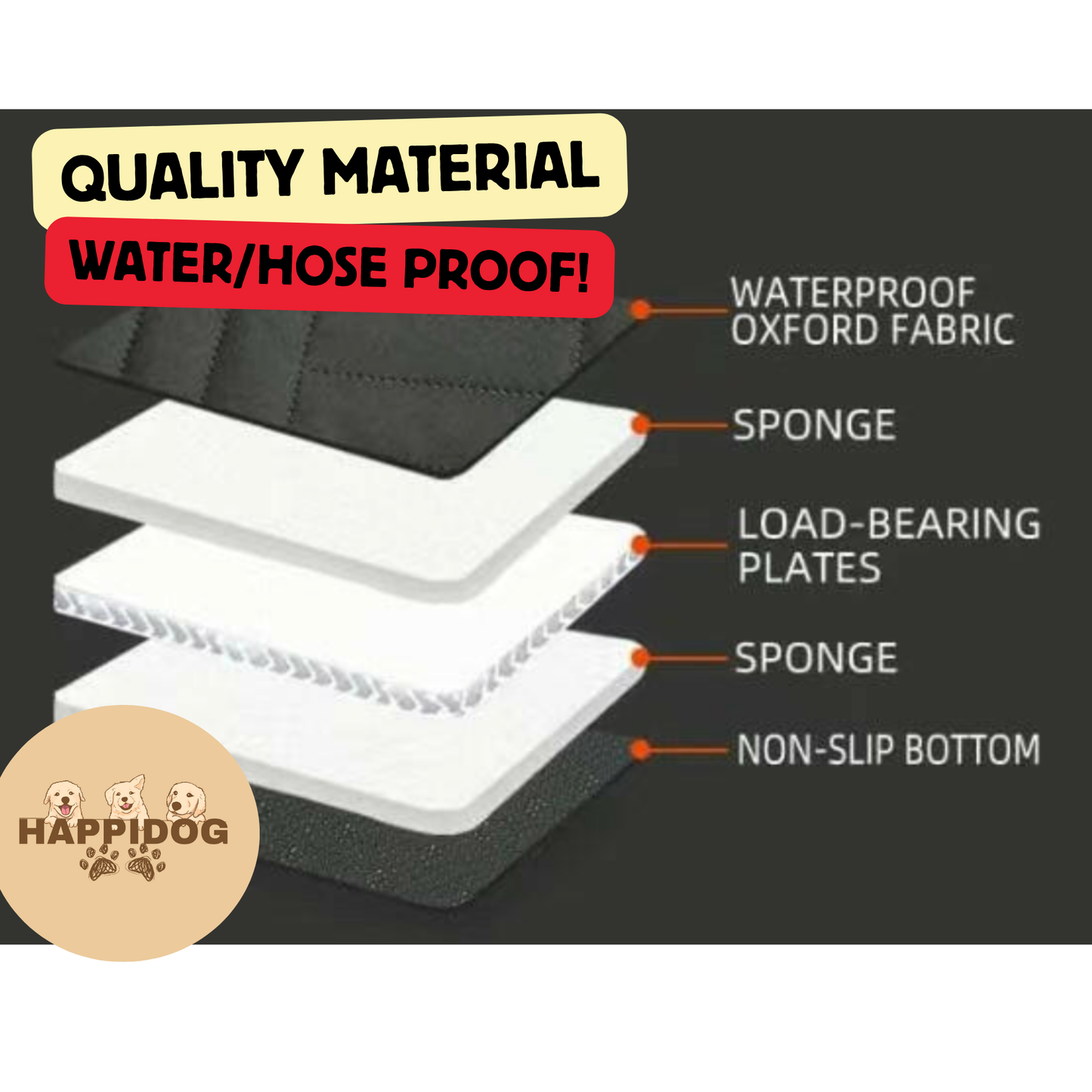 HappiDogs Vehicle Dog Seat